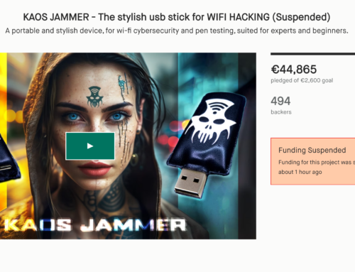 KAOS JAMMER suspended from KICKSTARTER – What now ?